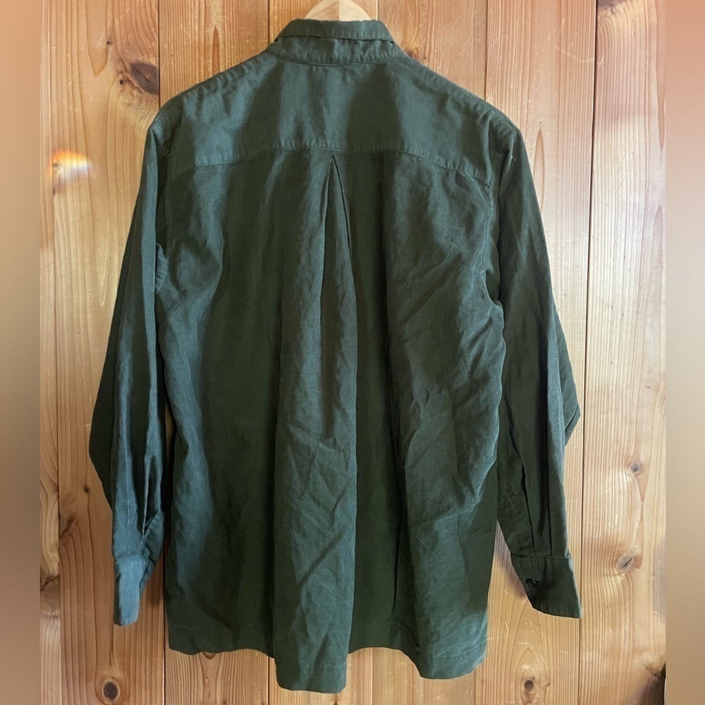 ESKANDAR Corduroy Button-Down Shirt Size 0 - Picture 3 of 5
